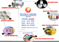 dióxido Titanium do processo do cloreto da categoria dos plásticos da engenharia para o PE No.236-675-5 do PVC