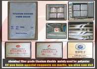Dióxido Titanium da categoria Ultrafine da fibra química, dióxido Titanium branco para o poliéster