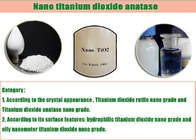 Cristal Nano do polígono do dióxido Titanium, Anatase Tio2 com atividade Photocatalytic mais alta