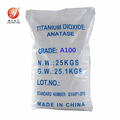 Aprovação material química do ISO da categoria da indústria do dióxido Titanium A100 de Anatase
